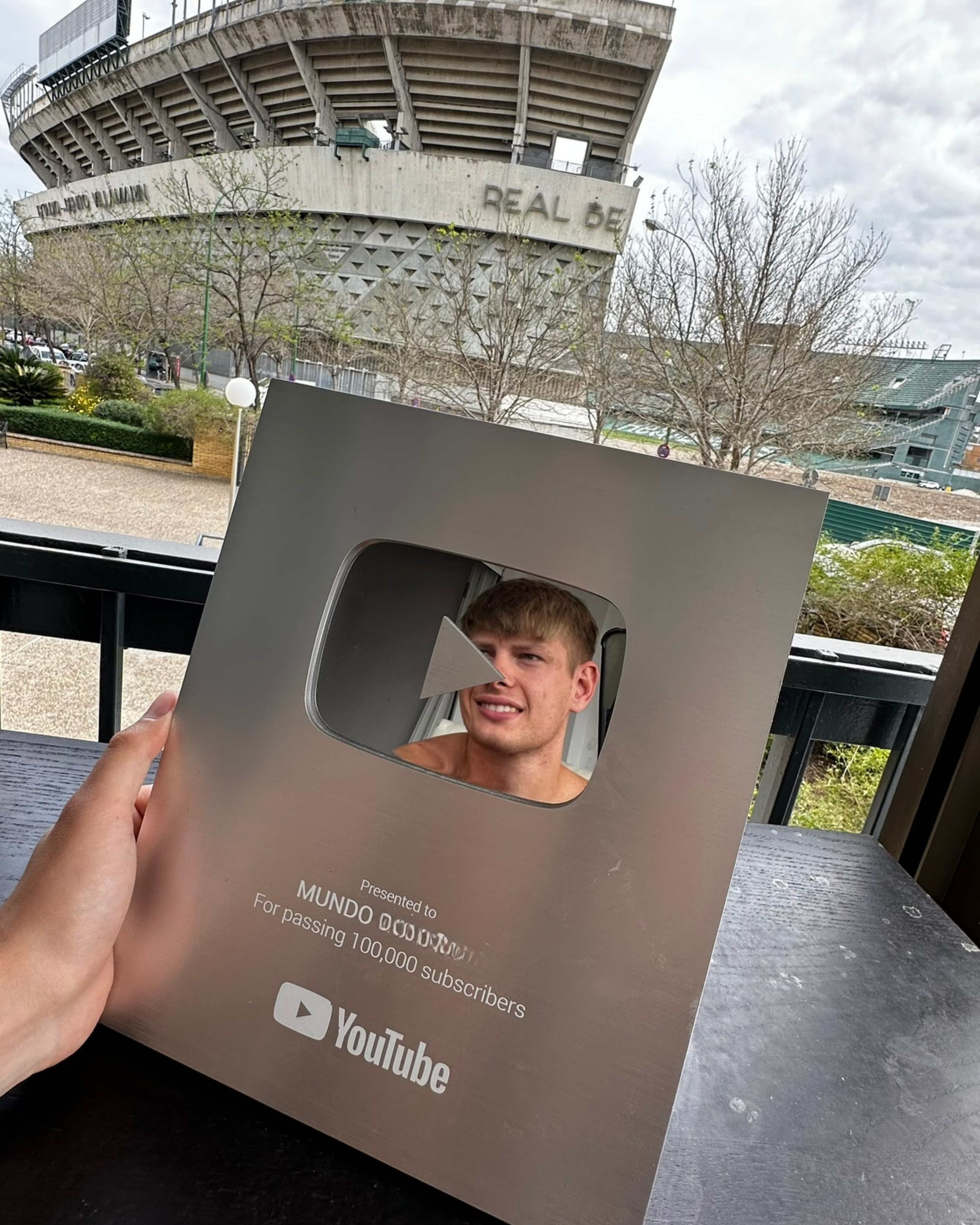 YouTube Silver Play Button 100K